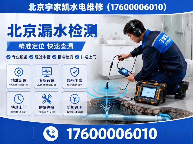 朝阳区家庭漏水检测展示图